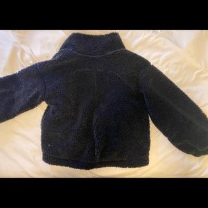 Lulu lemon fuzzy cropped jacket